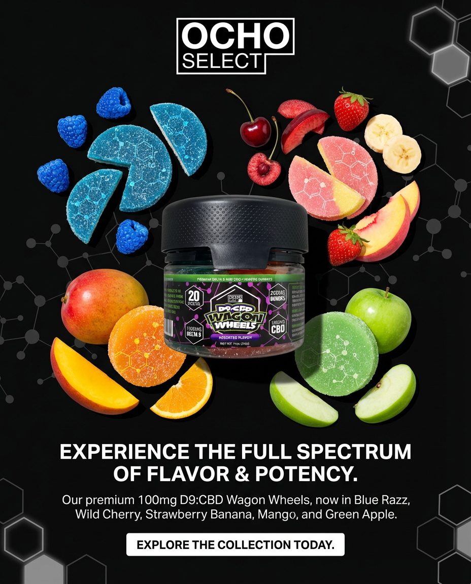 D9:CBD Wagon Wheels 100mg + Minor Cannabinoids