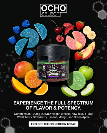 D9:CBD Wagon Wheels 100mg + Minor Cannabinoids