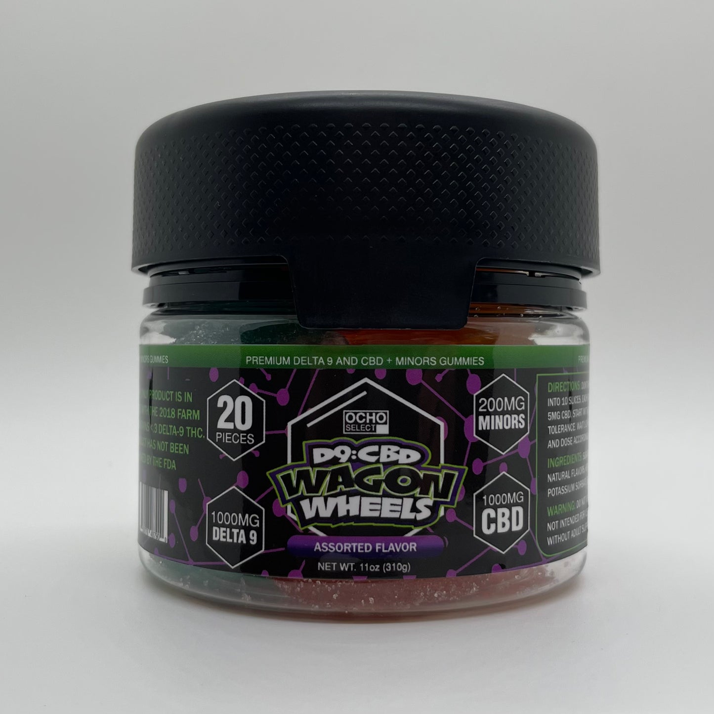 D9:CBD Wagon Wheels 20 ct