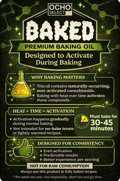 Baked - 1:1 Infused Cooking Oil
